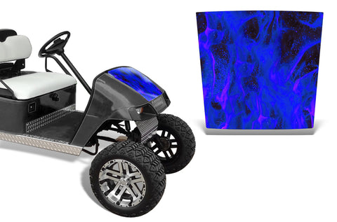 EZ Go TXT 1994-2013 Golf Cart Hood Wrap Graphic Kit - Flames