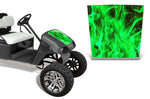 EZ Go TXT 1994-2013 Golf Cart Hood Wrap Graphic Kit - Flames
