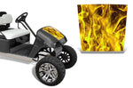 EZ Go TXT 1994-2013 Golf Cart Hood Wrap Graphic Kit - Flames