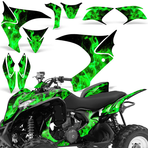 Honda 700XX All Years ATV Quad Graphic Kit Flames