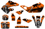Honda CR 125 98-99 CR250 97-99 Motocross Graphic Kit Reaper V2