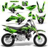 Honda CRF 50 2004-2015 Motocross Graphic Kit Reaper V2