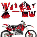 Honda CR 500 1985-2001 Motocross Graphic Kit Flames