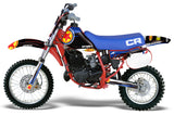 Honda CR 60 1984-1985 Motocross Graphic Kit Red Star