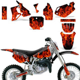 Honda CR 80 1996-2002 Motocross Graphic Kit Flames