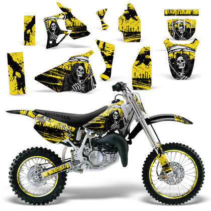 Honda CR 80 1996-2002 Motocross Graphic Kit Reaper V2