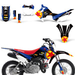 Honda CRF 110F 2013-2018 Motocross Graphic Kit Red Star