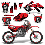Honda CRF 250R 2004-2005 Motocross Graphic Kit Reaper V2