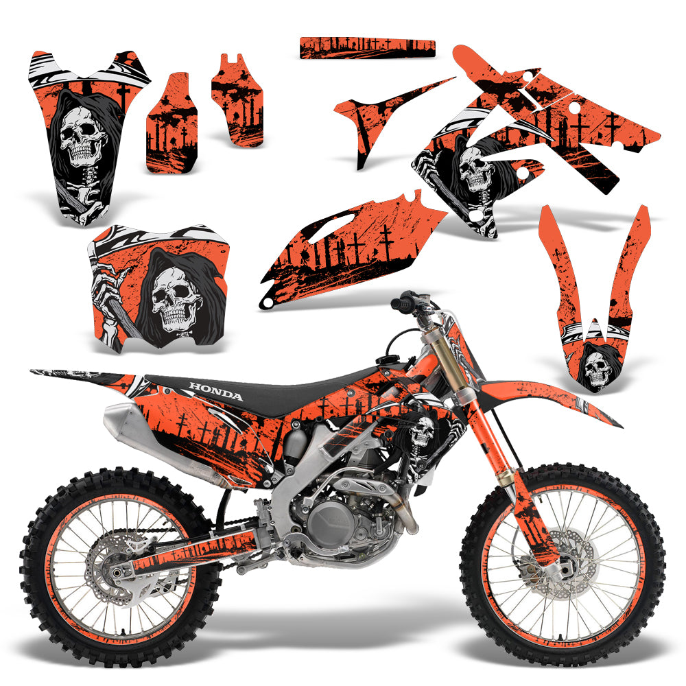 thumbnail image 2 of 2010-2013 Honda CRF250R Motocross Graphics Kit – Gloss Finish Decal Set (Full Kit) 2 of 5