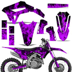 Honda CRF 450R 450RW 2021 Motocross Graphic Kit Flames