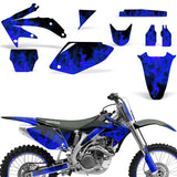 Honda CRF 450R 2005-2008 Motocross Graphic Kit Flames