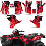 Honda Foreman 2015 UP ATV Quad Graphic Kit Flames