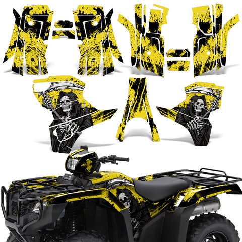 Honda Foreman 2015 UP ATV Quad Graphic Kit Reaper V2
