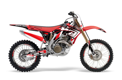 Honda CRF 450R 2005-2008 Motocross Graphic Kit WD Race