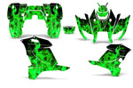 Honda Rancher/Rancher AT 2007-2013 ATV Graphic Kit - Flames