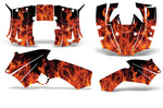 Honda Recon ES Fourtrax ATV Quad 2005-2018 ATV Graphic Kit - Flames