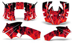 Honda Recon ES Fourtrax ATV Quad 2005-2018 ATV Graphic Kit - Flames