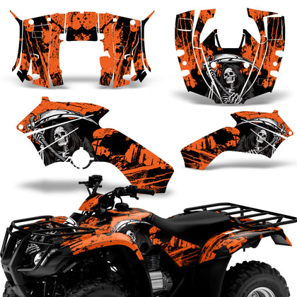 Honda Recon ES Fourtrax ATV Quad 2005-2018 ATV Graphic Kit - Reaper V2