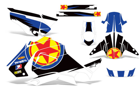 Honda Grom 125 2013-2016 Motocross Graphic Kit  Red Star