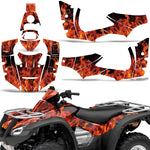 Honda Rincon TRX 680 2006-2018 ATV Graphic Kit - Flames
