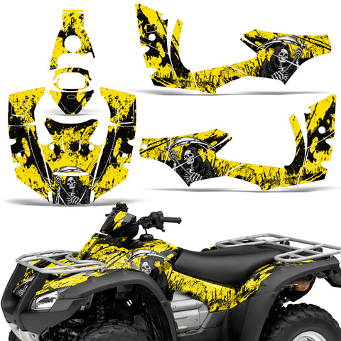 Honda Rincon TRX 680 2006-2018 ATV Graphic Kit - Reaper V2