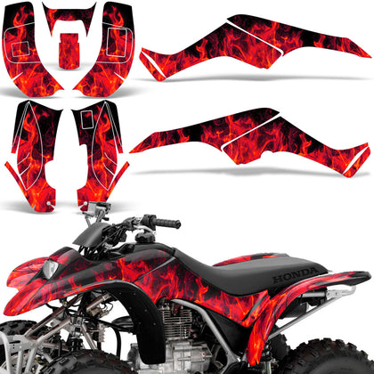 Honda TRX 250EX 2002-2005 ATV Graphic Kit - Flames