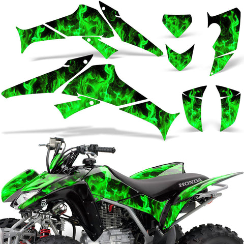 Honda TRX 250EX/250X 250 2006-2018 ATV Graphic Kit - Flames