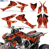Honda TRX 450R 2004-2016 ATV Graphic Kit - Flames