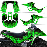 Honda Maier TRX 90 1993-2005 ATV Graphic Kit - Flames