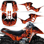 Honda Maier TRX 90 1993-2005 ATV Graphic Kit - Flames