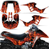 Honda Maier TRX 90 1993-2005 ATV Graphic Kit - Flames