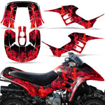 Honda Maier TRX 90 1993-2005 ATV Graphic Kit - Flames