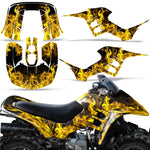 Honda Maier TRX 90 1993-2005 ATV Graphic Kit - Flames