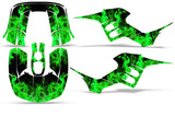 Honda Maier TRX 90 1993-2005 ATV Graphic Kit - Flames