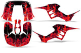 Honda Maier TRX 90 1993-2005 ATV Graphic Kit - Flames