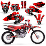 Honda XR 80 / XR 100 2001-2003 Motocross Graphic Kit Reaper V2