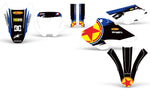 Honda XR 80 / XR 100 2001-2003 Motocross Graphic Kit Red Star