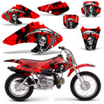 Honda XR 70 2001-2003 Motocross Graphic Kit Reaper V2
