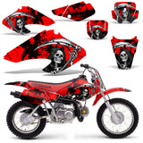 Honda XR 70 2001-2003 Motocross Graphic Kit Reaper V2