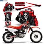 Honda XR 80 / XR 100 1985-2000 Motocross Graphic Kit Reaper V2