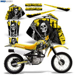 Honda XR 80 / XR 100 1985-2000 Motocross Graphic Kit Reaper V2