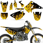 Kawasaki KX 125/250 2003-2012 Motocross Graphic Kit Flames