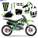 Kawasaki KX 125/250 1992-1993 Motocross Graphic Kit WD Race