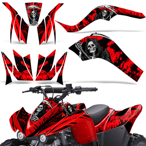 Kawasaki KFX 50/90 2007-2021 ATV Quad Graphic Kit - Reaper V2
