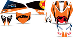 KTM 450/505/525 2008-2011 ATV Quad Graphic Kit - Red Star