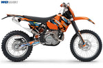 KTM C4 2005-2006 SX, 2005-2007 EXC Bike Graphic Decal Kit - Blast