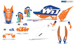KTM C5 SX/SX-F 125-525 07-10, XC 125-525 08-10, XCW 200-530 2011, XCFW 250 2011 Bike Graphic Decal Kit - WD
