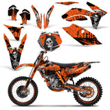 KTM C7 SX/SXF 2011-2012, XC/XCW/XCFW/EXC/EXCF 2012-2013 Bike Graphic Decal Kit - Reaper V2