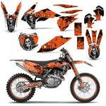 KTM C9 SX/SX-F/XC/XC-F 125-450 2013-2015 Bike Graphic Decal Kit - Reaper V2