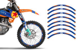 KTM C7 SX/SXF 2011-2012, XC/XCW/XCFW/EXC/EXCF 2012-2013 Bike Graphic Decal Kit - Red Star
